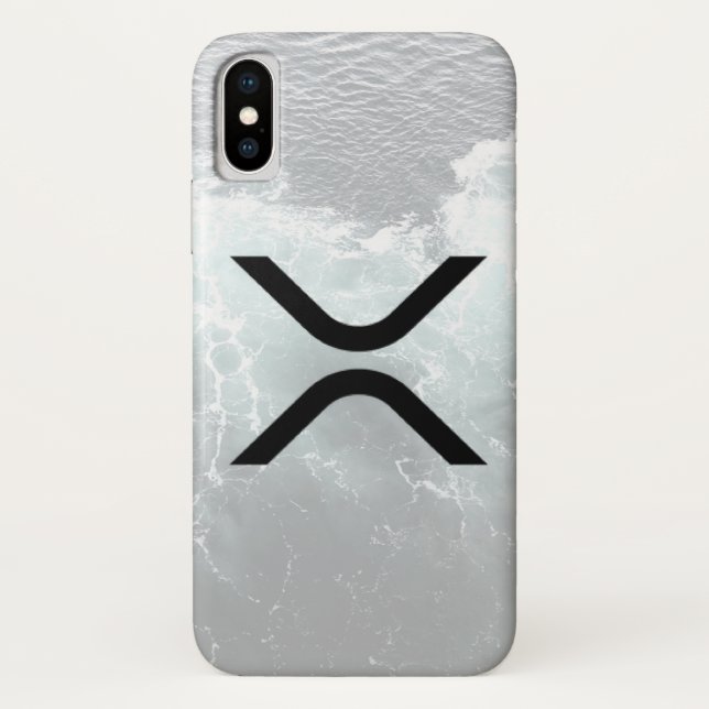 Coque iphone de l'ondulation XRP (Dos)
