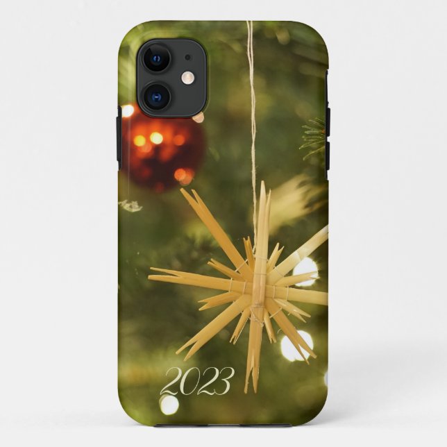 Coque iphone de l'ornement de Noël (Dos)