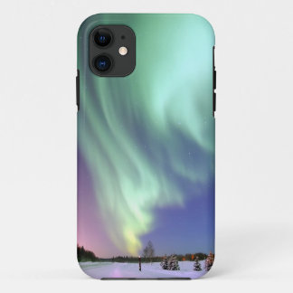 Coque iphone de lumières du nord