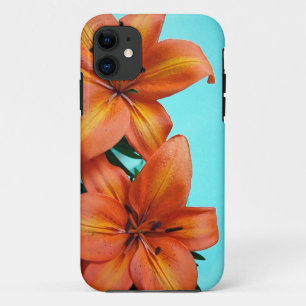 Coque iphone de lys de tigre orange