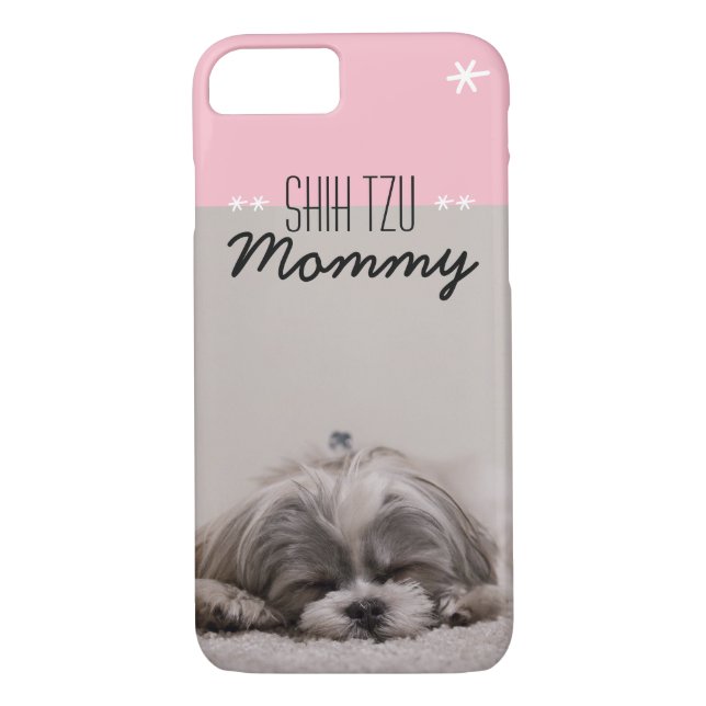 Coque iphone de maman de Shih Tzu (Dos)