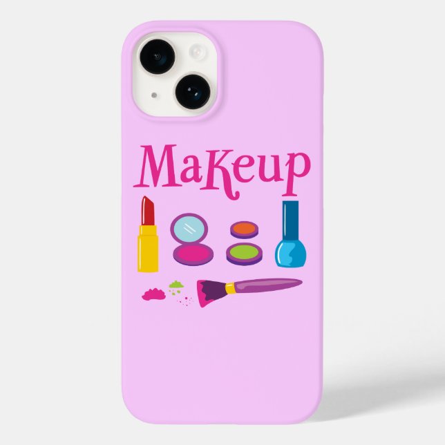Coque iphone de maquillage coloré (Verso)