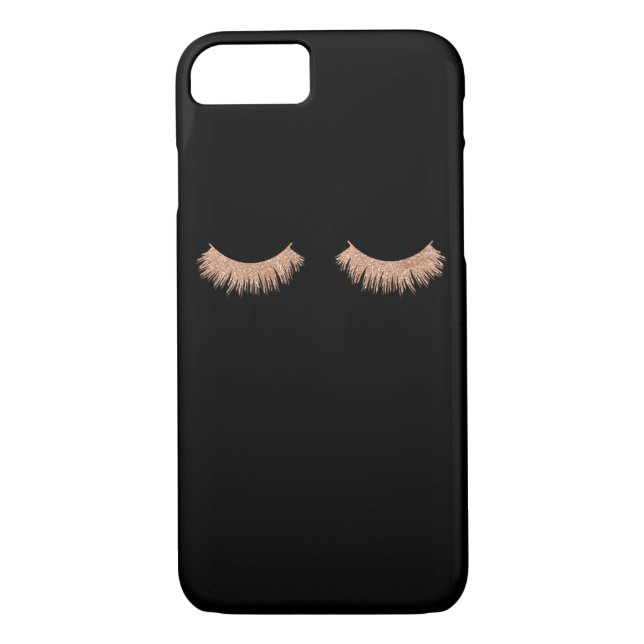 Coque iphone de maquillage moderne et élégant (Dos)