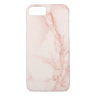Coque iphone de marbre rose