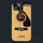 Coque iphone de musique acoustique personnalisé<br><div class="desc">Personnalisé Acoustique Guitare Musique Samsung Galaxy Coque. Remplissez votre nom à l'invite pour personnaliser et customiser comme vous voulez. Un grand cadeau pour votre guitariste,  musicien ou amoureux de la musique.</div>