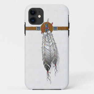 coque iphone de natif américain de plume