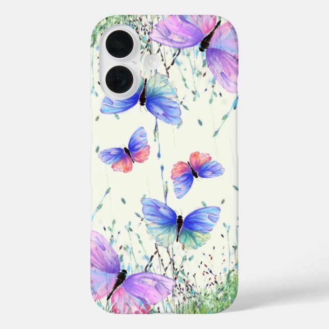 Coque iphone de papillons volants (Verso)