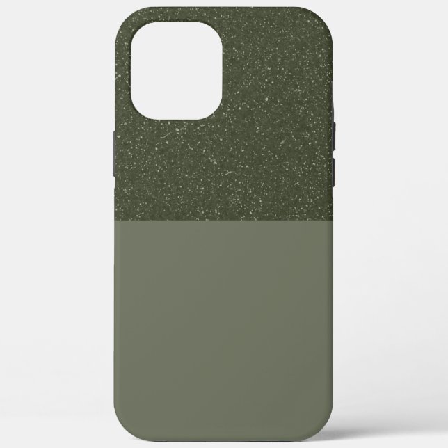 Coque iphone de Parties scintillant Moss Green per (Verso)