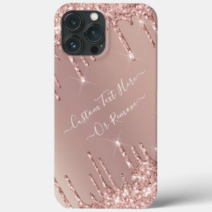coque iphone de Parties scintillant rose Gold avec