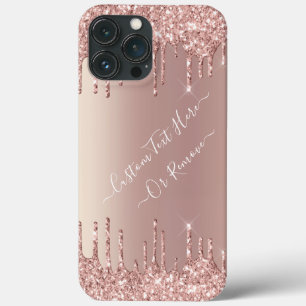 coque iphone de Parties scintillant rose Gold avec