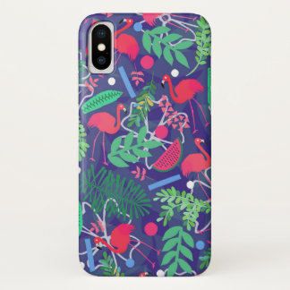 Coque iphone de pastèque de Flamant rose