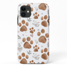 Coque iphone de pattes de chien