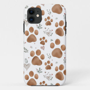 Coque iphone de pattes de chien