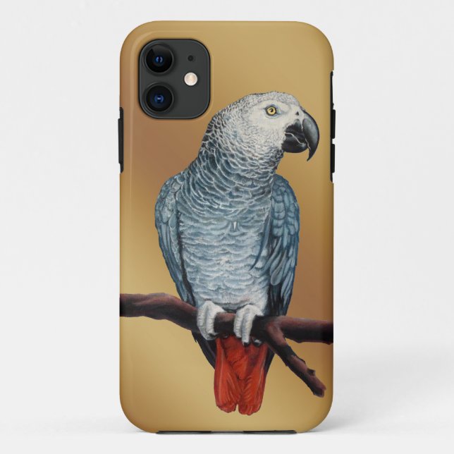 Coque iphone de perroquets African Grey Parrot Coq (Dos)