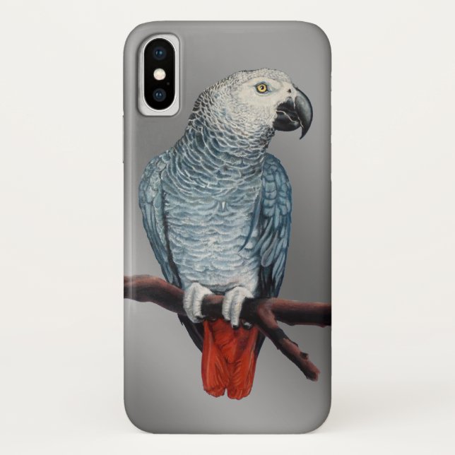 Coque iphone de perroquets African Grey Parrot Coq (Dos)