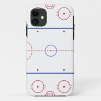 Coque iphone de piste d'hockey
