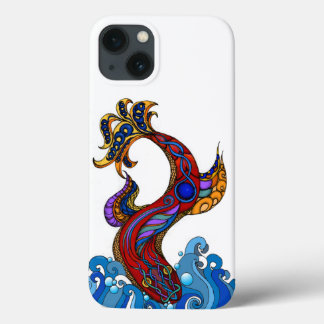 Coque iphone de poissons dragons plongeurs