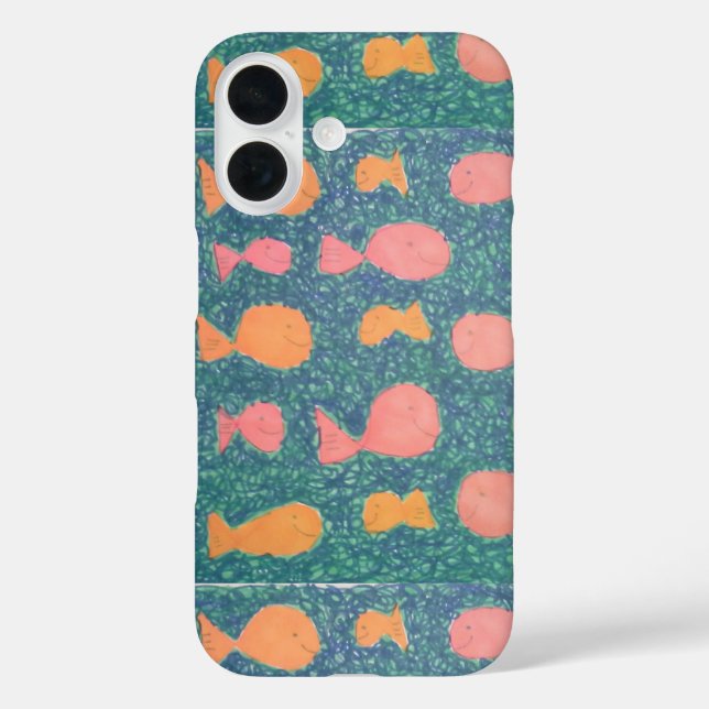 Coque iphone de poissons tropicaux (Verso)