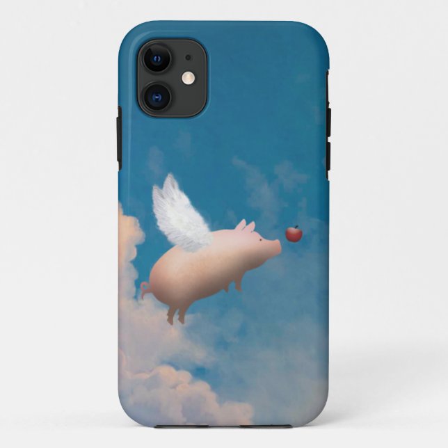 coque iphone de porc de vol (Dos)