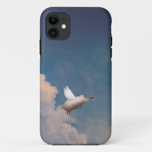 coque iphone de porc volant