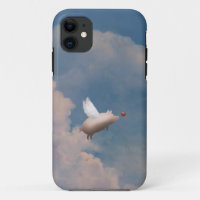 coque iphone de porc volant