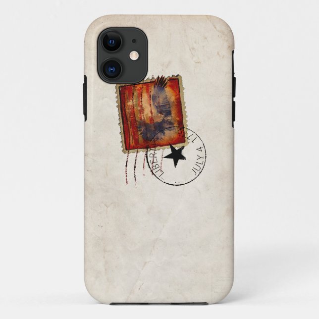 coque iphone de poste de liberté (Dos)