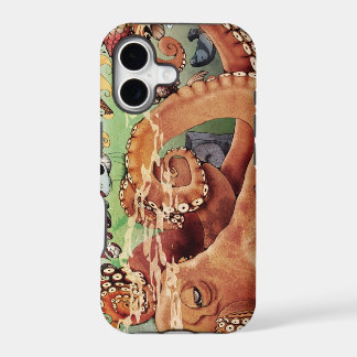 Coque iphone de poulpe