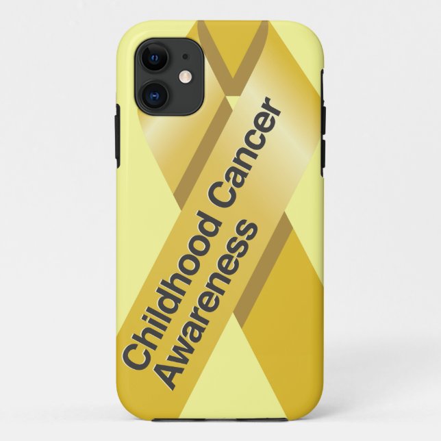 Coque iphone de sensibilisation au cancer de l'enf (Dos)