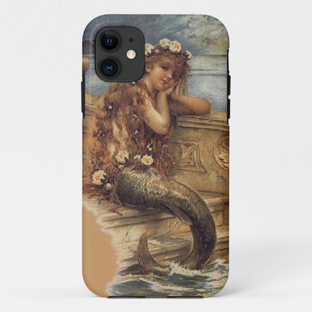 Coque iphone de sirène victorienne (Dos)
