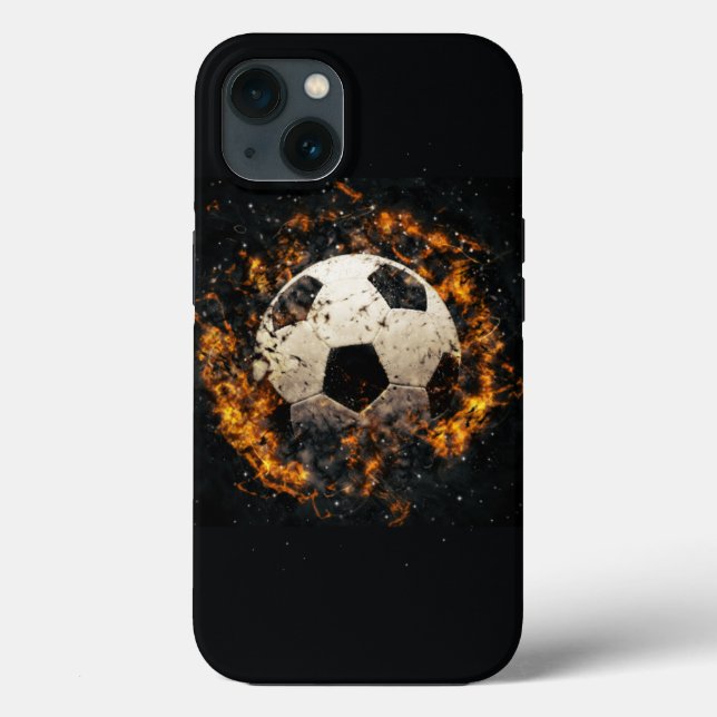 Coque iphone de soccer - Coques durs magnétiques (Verso)