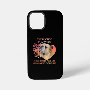 Coque iPhone 12 Mini De temps en temps, un chien entre dans votre vie