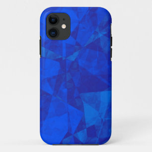 Coque iphone de texture en verre bleu