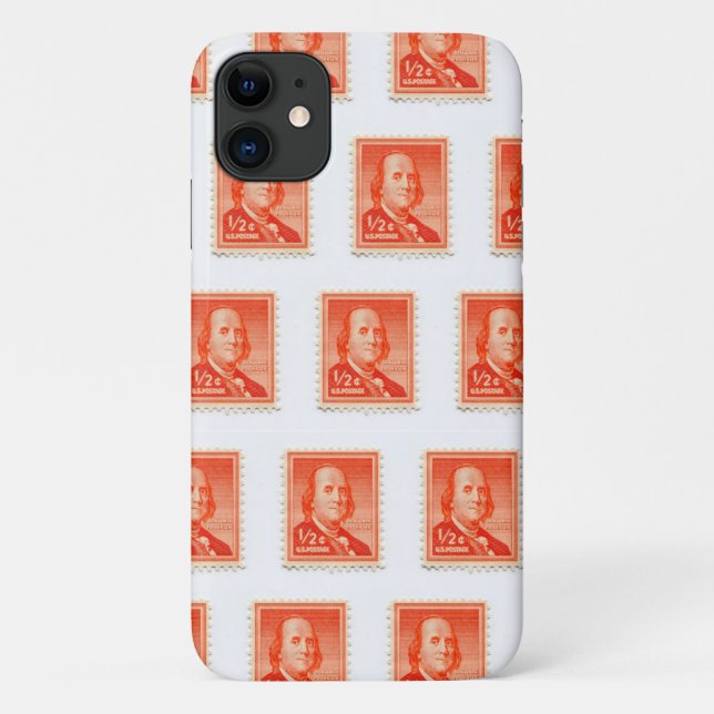 Coque iphone de timbres de poste des États-Unis (Dos)