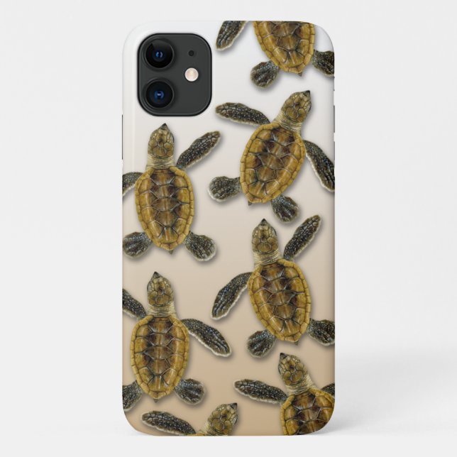 Coque iphone de tortue de mer Hawksbill (Dos)