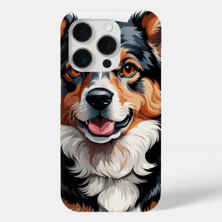 Coque iphone de visage de chien mou