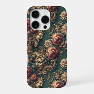 Coque iPhone 16 Pro Décadence Dérangée – Floral Victorien Gothique