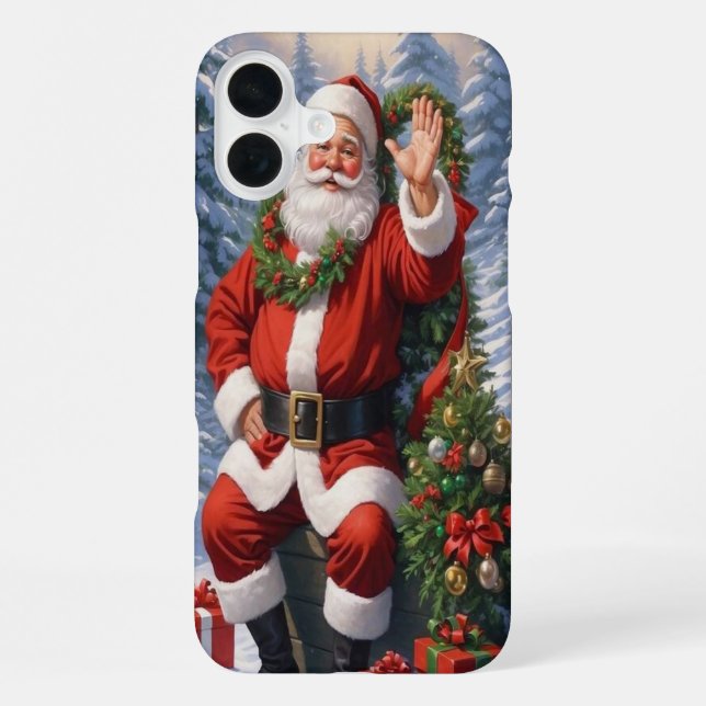 Coque iPhone Deck Your Tech : Festive Christmas Wallpaper 2026 (Verso)