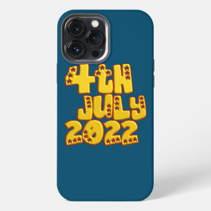 Etui iPhone 13 Pro Max Déclaration du 4 juillet Jour de l'indépendance Ét