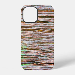 Coque iPhone 12 Décor maison en bois, arrière - plan, planche, mar
