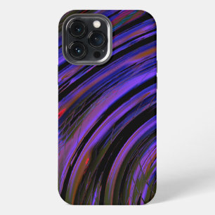 Etui iPhone 13 Pro Max Découpure en caoutchouc de pneu coloré en violet-b