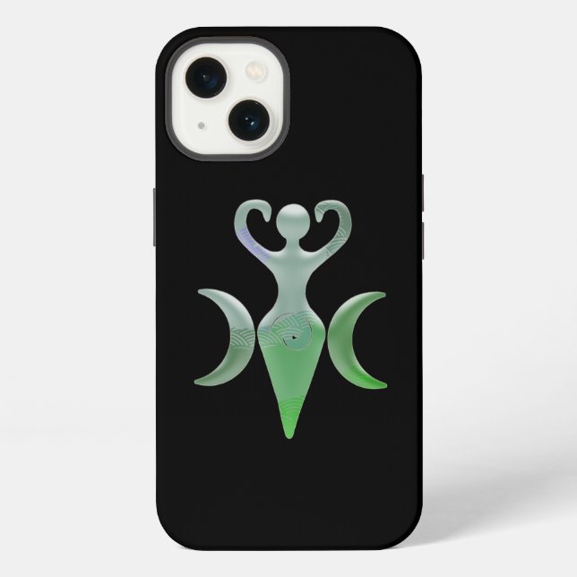 Coque iPhone Déesse triple (Verso)
