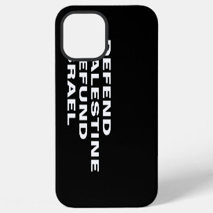 Coque iPhone 12 Pro Max Défendre la Palestine, défunding Israël - Anti Isr