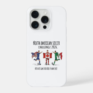 Coque iPhone 15 Pro Défi de football d'Amérique du Nord Unité 2026