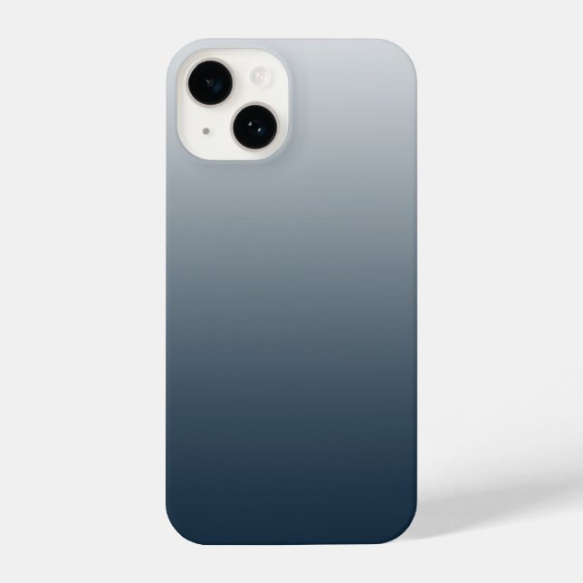 Coque iPhone Dégradé bleu (Verso)