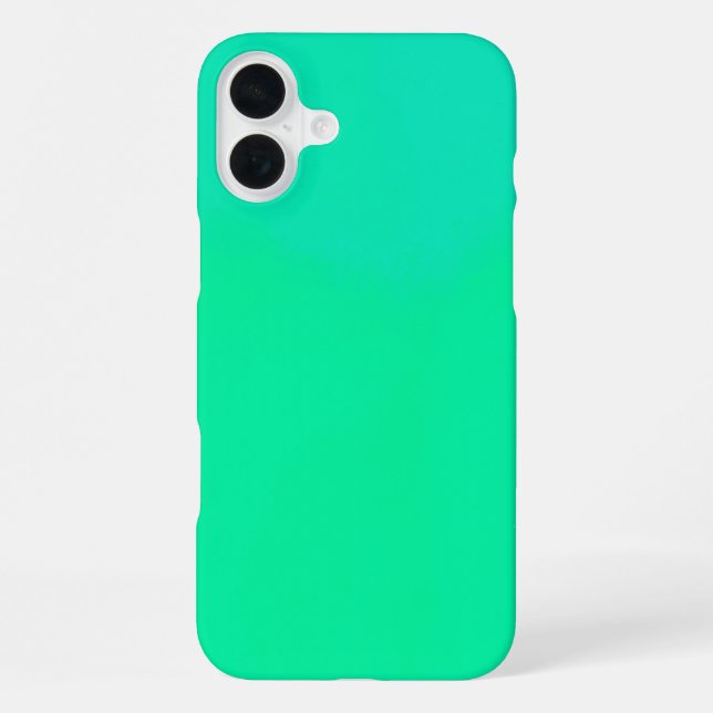 Coque iPhone Dégradé de vert de printemps  (Verso)