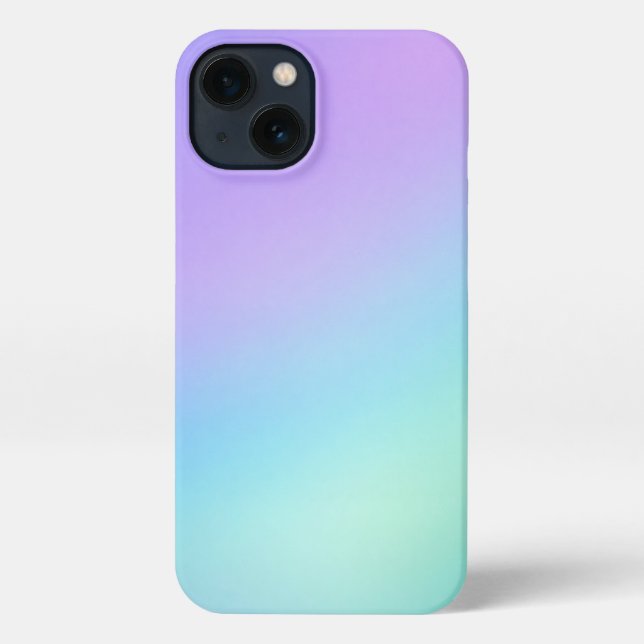 Coque iPhone Dégradé lavande violet (Verso)