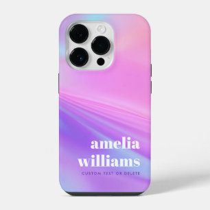 Coque Pour iPhone 14 Plus Dégradé pastel rose violet tendance