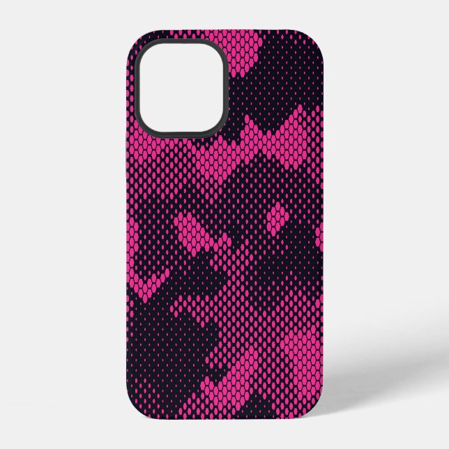 Coque iPhone Déguisement hexagonal, fond de texture militaire (Verso)