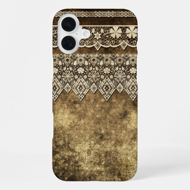 Coque iPhone Dentelle vintage (Verso)