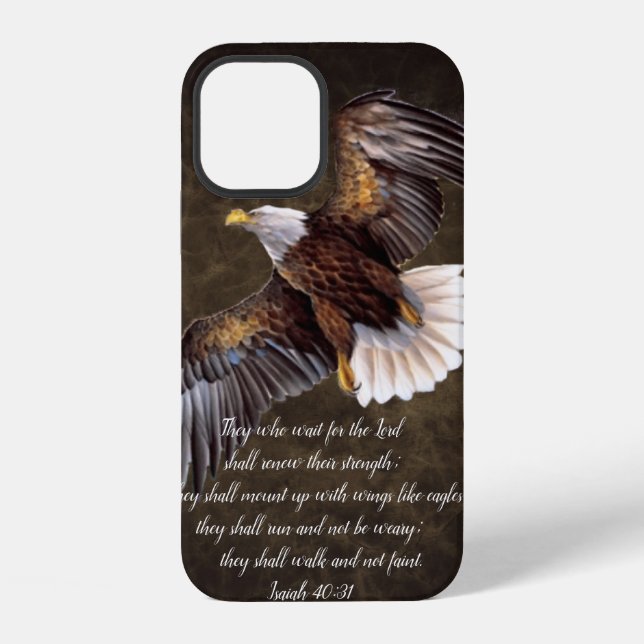 Coque iPhone Des ailes comme les aigles (Verso)